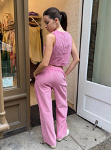 Load image into Gallery viewer, Cord Pleated Trouser in Bonbon
