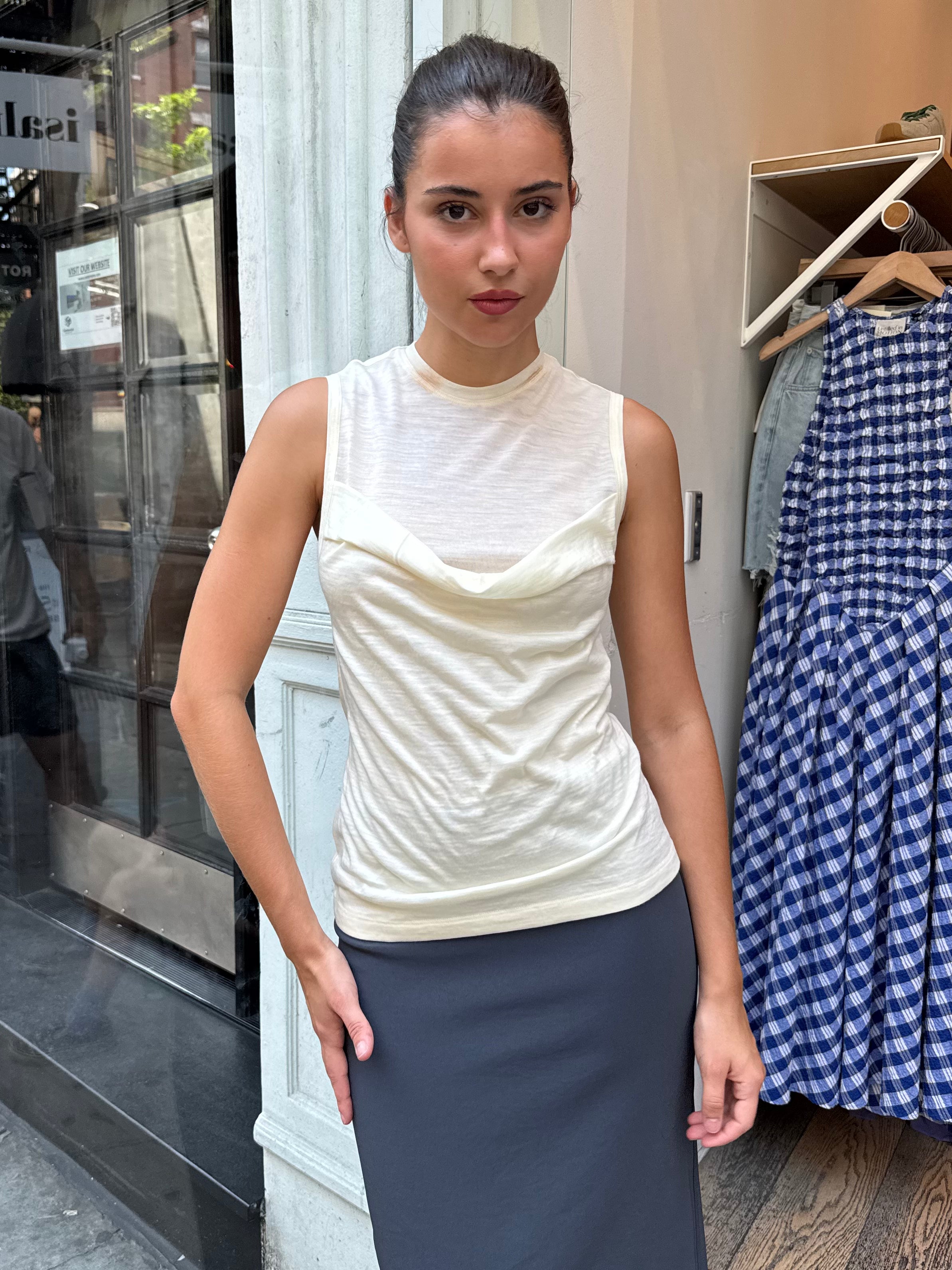 Orien Top in Creme