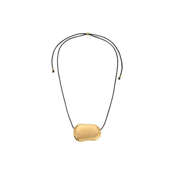 Julia Necklace in Gold/Black