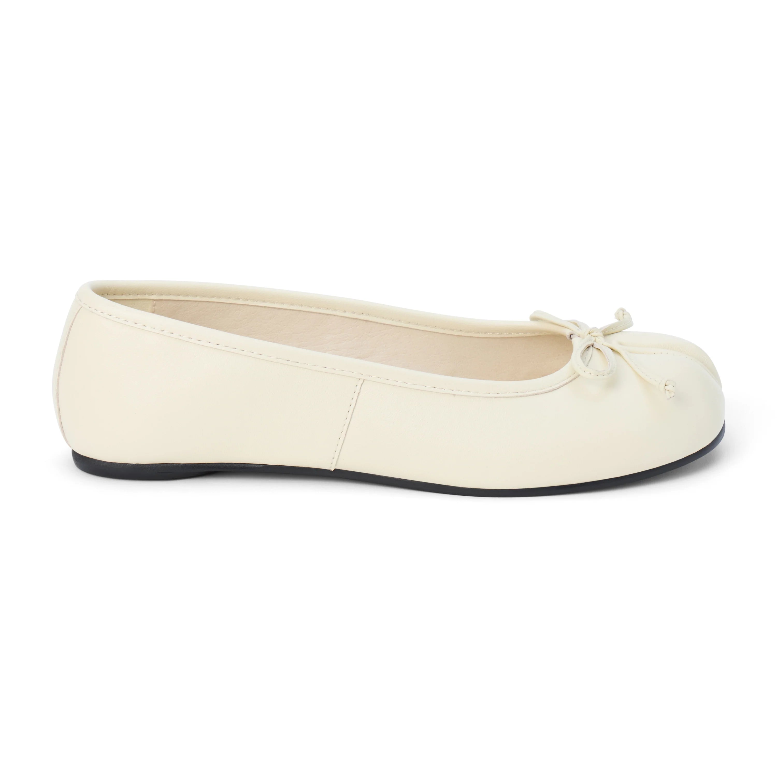 Mason Ballet Flat in Ivory