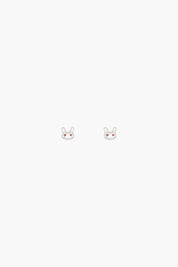 Terminator Bunny Studs in Silver