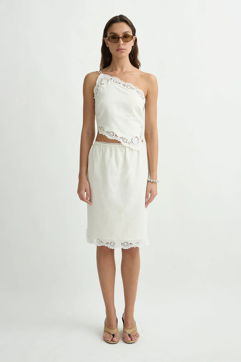 Darya Skirt in Cream