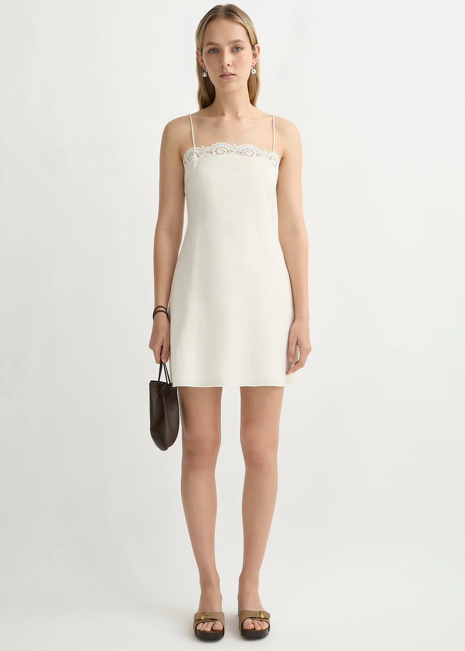 Darya Mini Dress in Cream Isalis Darya Mini Dress in Cream Isalis