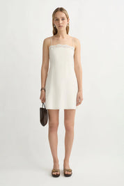 Darya Mini Dress in Cream