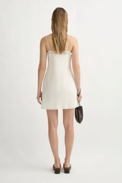 Darya Mini Dress in Cream