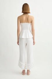 Florence Pant in Ivory