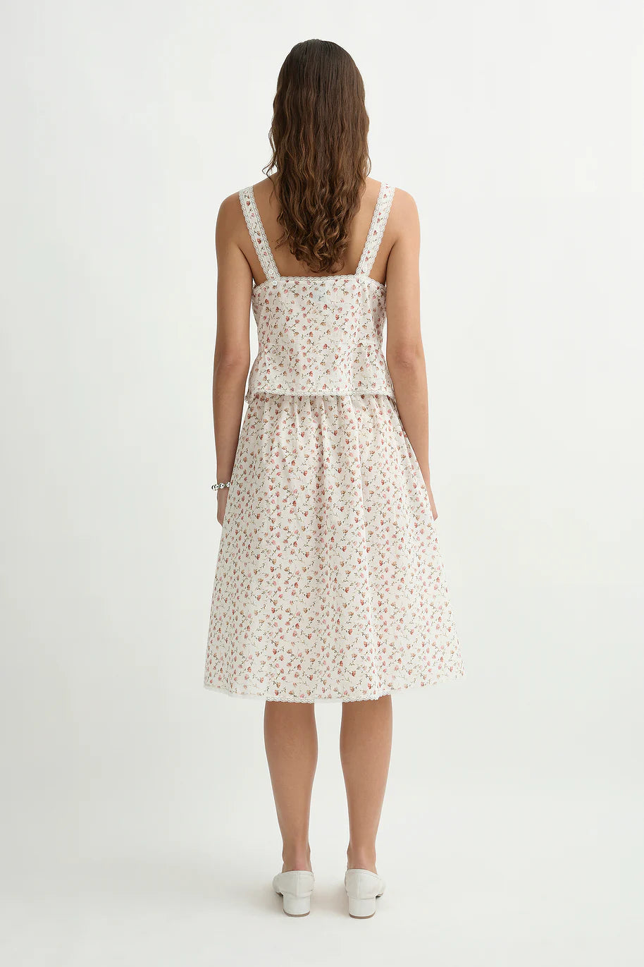 Charlotte Skirt in Watercolour Floral