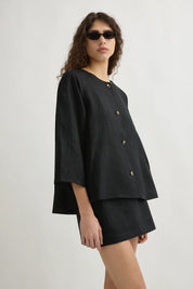 Olivia Blouse in Black
