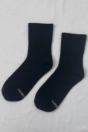 Sneaker Socks in True Black
