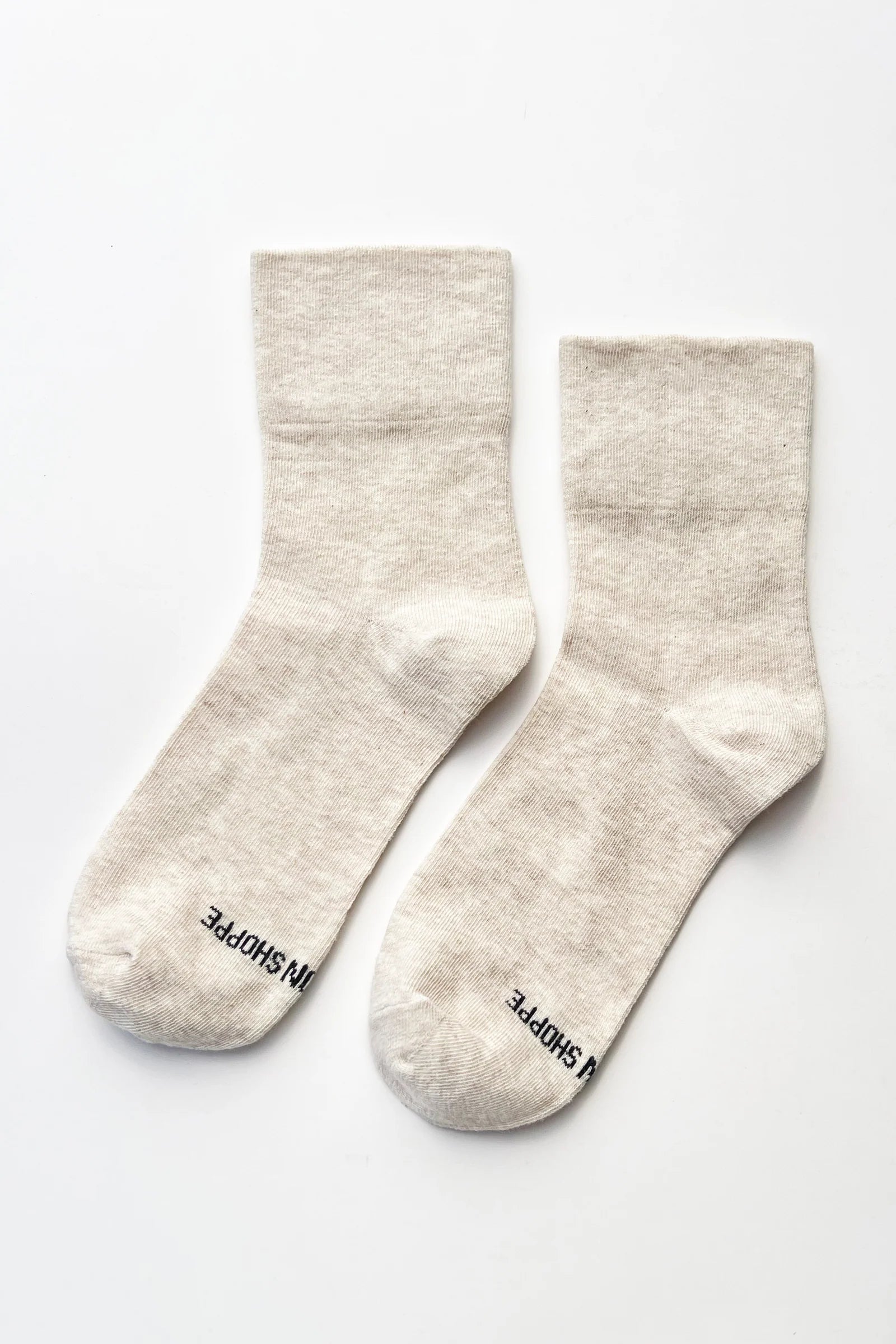 Sneaker Socks in Oatmeal