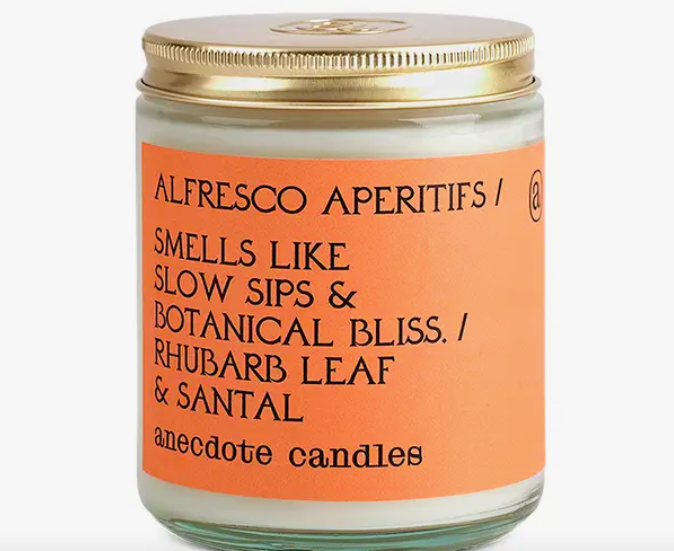 Alfresco Aperitifs Glass Jar Candle