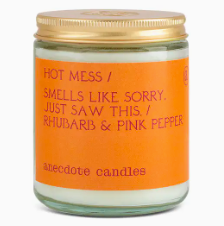Hot Mess Glass Jar Candle