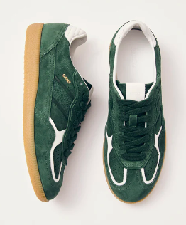 Tb. 490 Rife Forest Green Leather Sneakers