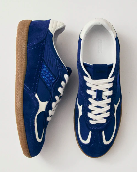 Tb.490 Rife Sheen Blue Leather Sneakers – Isalis