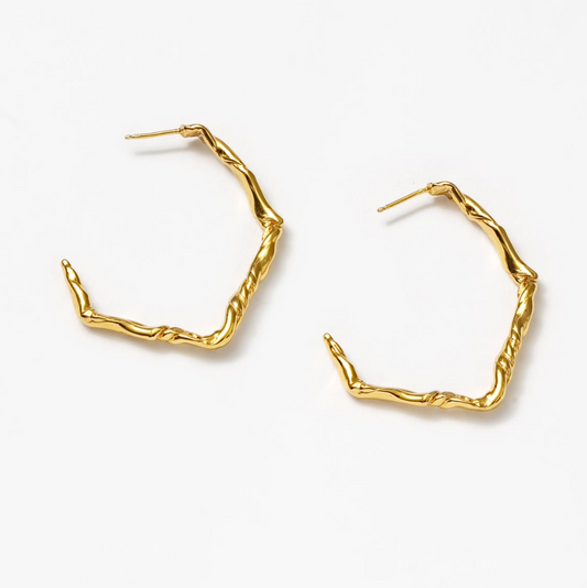 Louisa Earrings in Gold