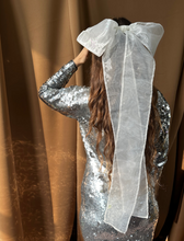 Load image into Gallery viewer, Giant Organza Ribbon in Ivory
