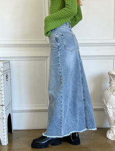 Patrea Denim Midi Skirt