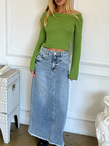Patrea Denim Midi Skirt