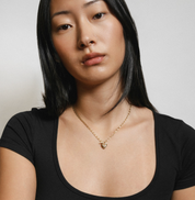 Heart Toggle Necklace in Gold