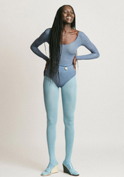 Lycra Tights in Light Blue