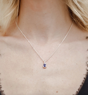 Uma Necklace in Lolite and Sterling Silver