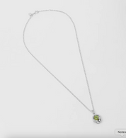 Edith Necklace in Peridot and Sterling Silver