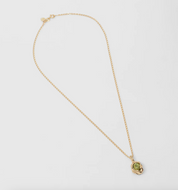 Edith Necklace in Peridot and Gold