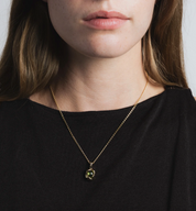 Edith Necklace in Peridot and Gold