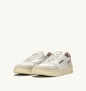 Medalist Low in Leat/Suede/White/Red