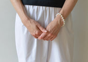 Clara Bracelet in Pearl & Gold