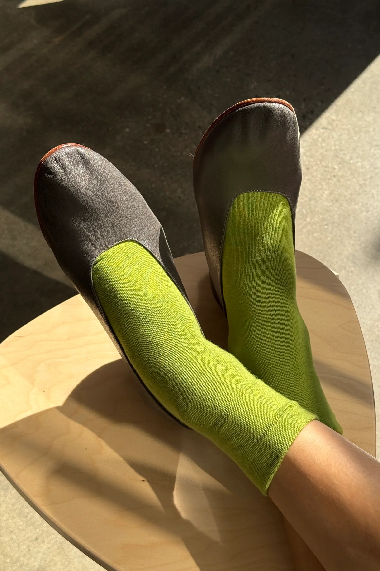 Sneaker Socks in Matcha