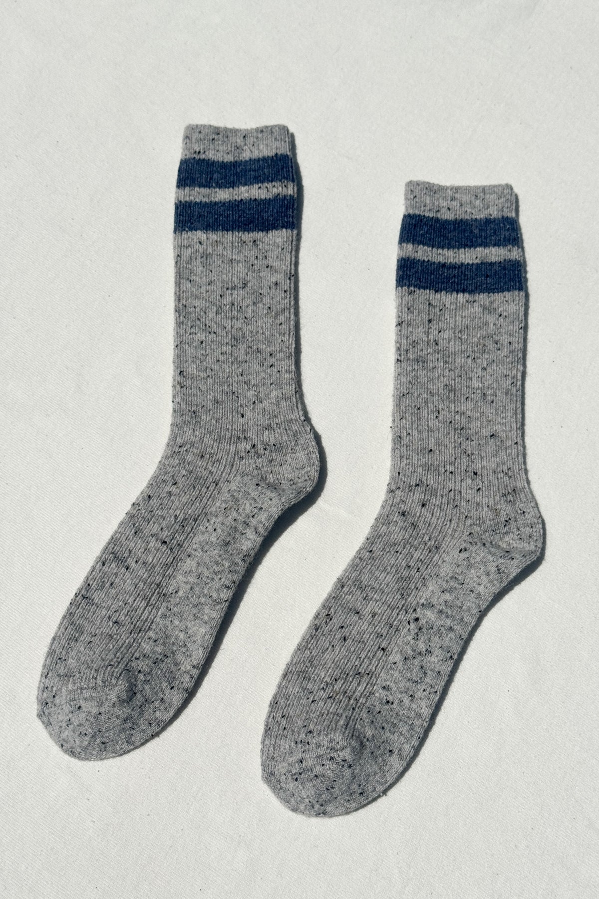 Snow Varsity Socks in Grey/Blue