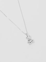 Mini Teddy Necklace in Sterling Silver