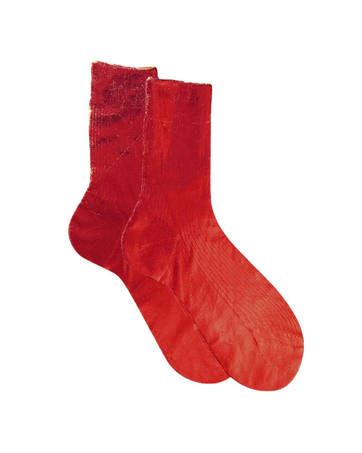 One Ribbed Laminated in Red