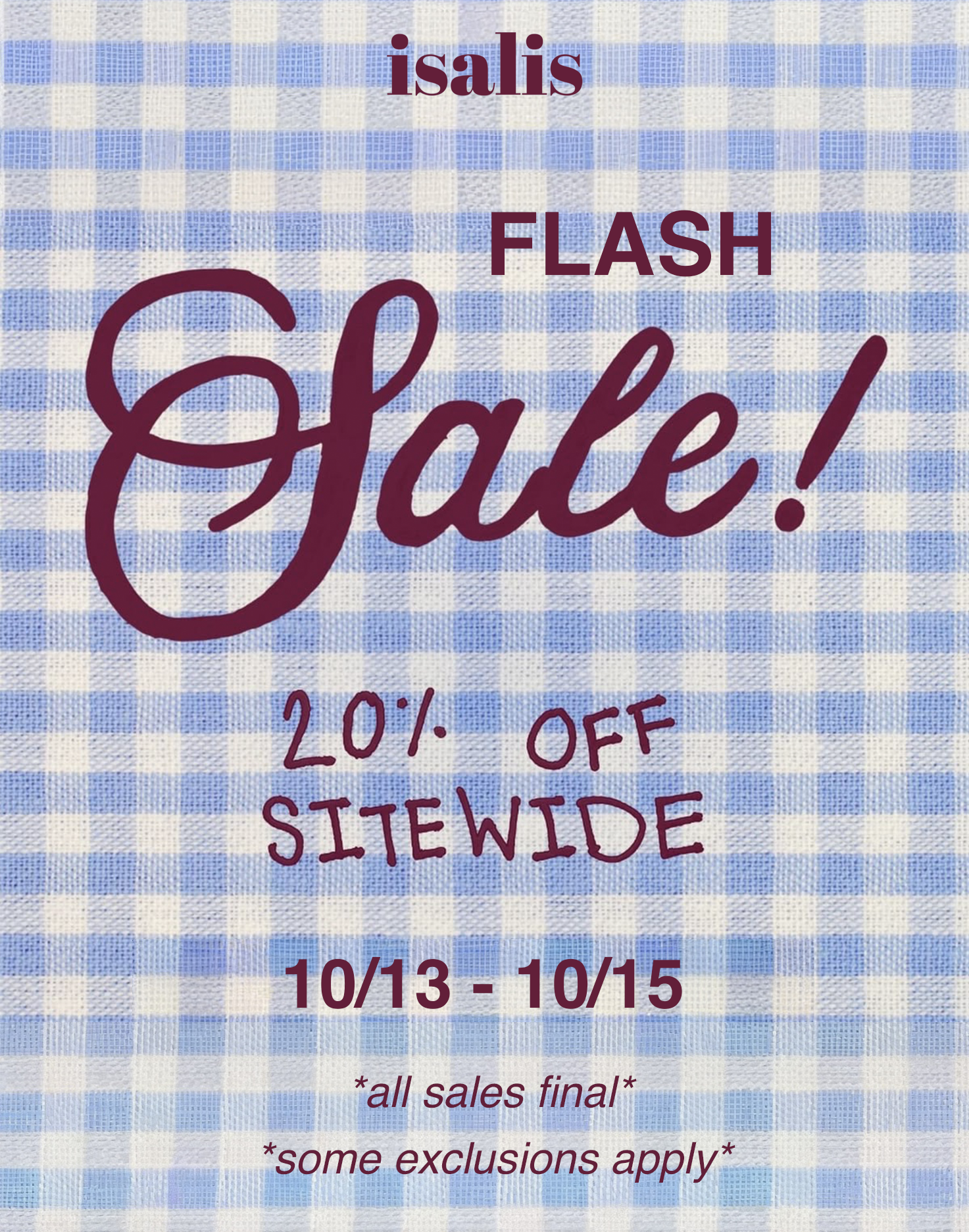 shop 20% off