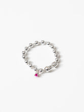 Load image into Gallery viewer, Zoie Bracelet in Pink &amp; Silver
