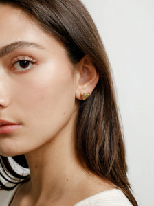 Small Grace Studs in Gold