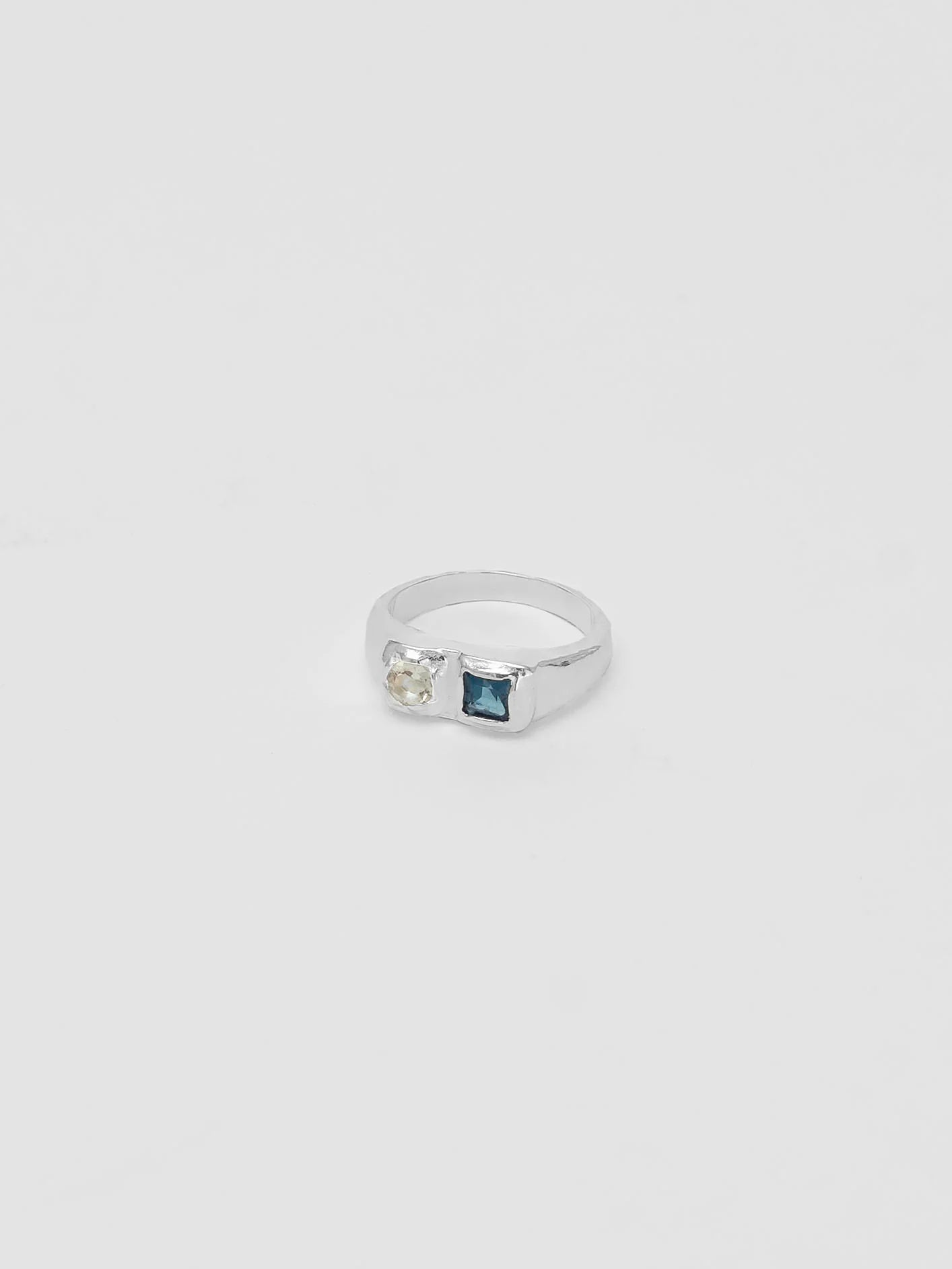 Bryce Ring in Blue and Sterling Silver