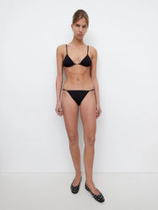 Carolina Bikini Top & Bottom in Black