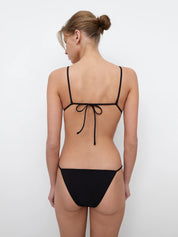 Carolina Bikini Top & Bottom in Black