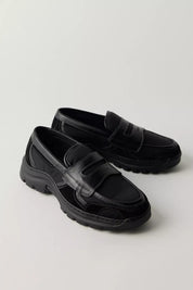 Tb.60 Black Leather Sneakers