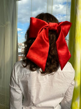 Load image into Gallery viewer, Giant Bow Clip in Red
