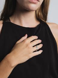 Bryce Ring in Blue and Sterling Silver