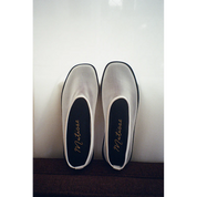 Lookout Mesh Mule Flat in White
