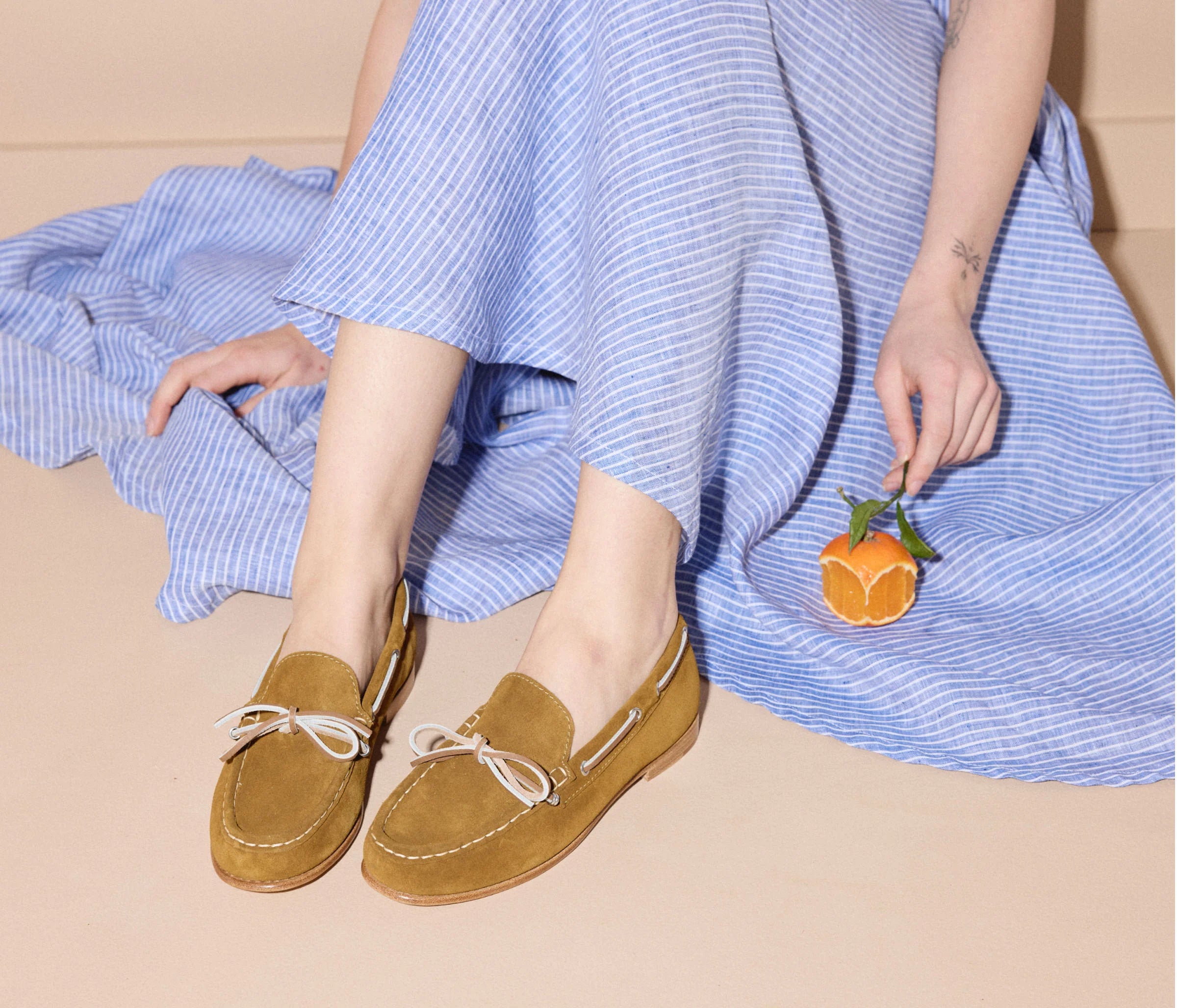 Morgan Loafers in Bog Suede
