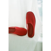 Lookout Mesh Mule Flat in Red