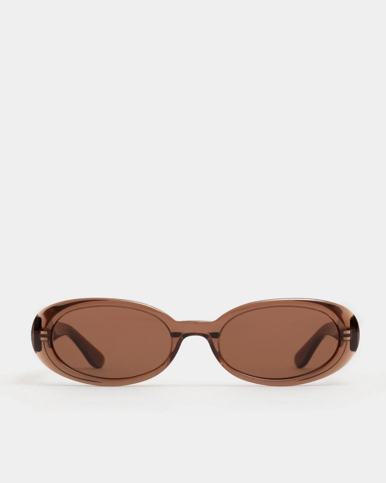 Valentina Sunglasses in Transparent Brown