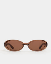 Valentina Sunglasses in Transparent Brown