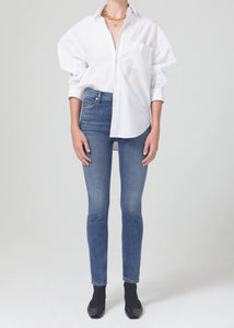 Olivia High Rise Slim Ankle in Hightime