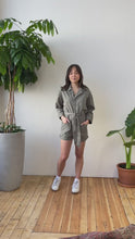 Load and play video in Gallery viewer, Becca Romper in Garden Green
